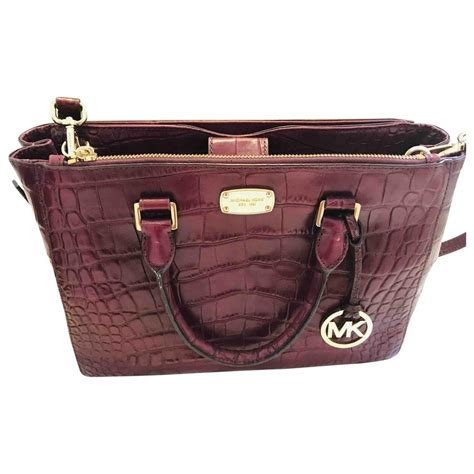 Burgundy michael kors bags + FREE SHIPPING 